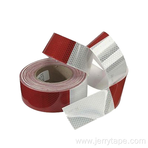 Acrylic red white reflective tape